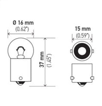 画像をギャラリービューアに読み込む, Hella Bulb 53 12V 2W 1CP BA9s G3.5