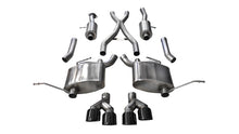 画像をギャラリービューアに読み込む, Corsa 2014-2021 Jeep Grand Cherokee Summit Edition Black 2.5in Dual Rear Exit Cat-Back Exhaust