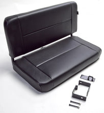 画像をギャラリービューアに読み込む, Rugged Ridge Fixed Rear Seat Black 55-95 Jeep CJ / Jeep Wrangler