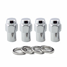 画像をギャラリービューアに読み込む, McGard Hex Lug Nut (Reg. Shank - .746in.) M12X1.5 / 13/16 Hex / 1.65in. Length (4-Pack) - Chrome