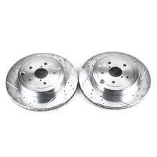 画像をギャラリービューアに読み込む, Power Stop 08-14 Subaru Impreza Rear Evolution Drilled &amp; Slotted Rotors - Pair