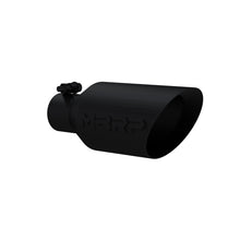 画像をギャラリービューアに読み込む, MBRP Universal Dual Wall Angle Rolled End Tip 4-1/2in OD / 2-1/2in Inlet / 11in Length - Black