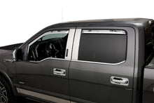 画像をギャラリービューアに読み込む, Putco 17-20 Ford SuperDuty - Crew Cab (Set of 4) Element Chrome Window Visors