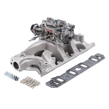 画像をギャラリービューアに読み込む, Edelbrock Manifold And Carb Kit Performer RPM Air-Gap Small Block Ford 351W Natural Finish
