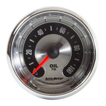 画像をギャラリービューアに読み込む, Autometer American Muscle 2 1/16in 100PSI Mechanical Oil Pressure Gauge