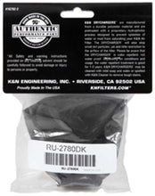 画像をギャラリービューアに読み込む, K&amp;N Air Filter Wrap Black Oval Tapered 3.75in Base I/S Width x 2.5in Top I/S Width x 2.75in H