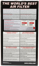 画像をギャラリービューアに読み込む, K&amp;N Oval Drop In Air Filter - 8.785in x 5.25in / 4.5in H