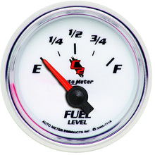 画像をギャラリービューアに読み込む, Autometer C2 52mm 240-33 Ohm Short Sweep Electronic Fuel Level Gauge