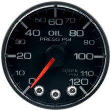 画像をギャラリービューアに読み込む, Autometer Spek-Pro 52.4mm 0-120 PSI Digital Stepper Motor Oil Pressure Gauge