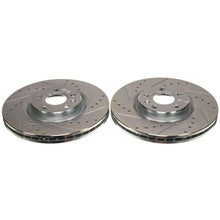 画像をギャラリービューアに読み込む, Power Stop 18-21 Volvo XC60 Front Drilled &amp; Slotted Rotor (Pair)