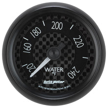 画像をギャラリービューアに読み込む, Autometer GT Series 52mm Mechanical 120-240 Deg F Water Temperature Gauge