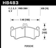 画像をギャラリービューアに読み込む, Hawk 08 Porsche 911 Targa 4/4S/03-05 911 GT2/04-08 GT3/07-08 Turbo DTC-70 Race Front Brake Pads