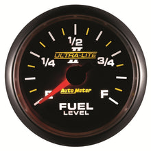 画像をギャラリービューアに読み込む, Autometer Ultra-Lite II 2-1/16in 0-280 Ohm Programmable Fuel Level Gauge