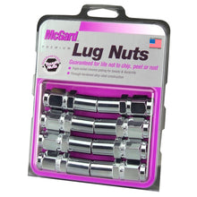 画像をギャラリービューアに読み込む, McGard Hex Lug Nut (Long Shank - 1in. / Duplex) - 9/16-18 / 7/8 Hex / 2.425in. L (8-Pack) - Chrome