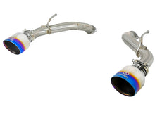 画像をギャラリービューアに読み込む, aFe Takeda 2.5in 304 SS Axle-Back Exhaust w/ Blue Flame Tips 16-18 Infiniti Q50 V6-3.0L (tt)