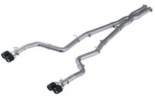 画像をギャラリービューアに読み込む, MBRP 15-16 Dodge Challenger 5.7L HEMI SS 3in Quad Split Rear Exit w/ Carbon Fiber Tips - T304