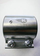 画像をギャラリービューアに読み込む, Kooks 2-3/4in Stainless Steel 2-Bolt Band Clamp for Butt Joint Connections