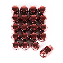 画像をギャラリービューアに読み込む, Rugged Ridge Wheel Lug Nut Set of 20 Red 1/2-20