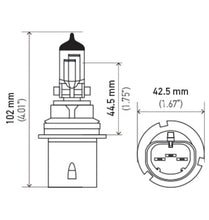 画像をギャラリービューアに読み込む, Hella Bulb 9004 12V 65/45W P29T T4625 +50