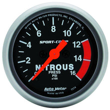 画像をギャラリービューアに読み込む, AutoMeter Gauge Nitrous Pressure 2-1/16in. 1600PSI Digital Stepper Motor Sport-Comp