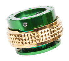 画像をギャラリービューアに読み込む, NRG Quick Release Kit - Pyramid Edition - Green Body / Chrome Gold Pyramid Ring