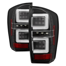 画像をギャラリービューアに読み込む, Spyder 16-17 Toyota Tacoma LED Tail Lights - Black (ALT-YD-TT16-LED-BK)