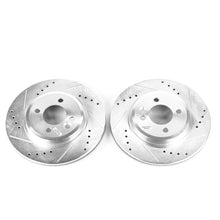 画像をギャラリービューアに読み込む, Power Stop 02-07 Mini Cooper Front Evolution Drilled &amp; Slotted Rotors - Pair