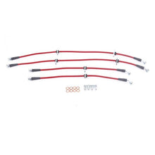 画像をギャラリービューアに読み込む, Power Stop 92-95 Honda Civic Front &amp; Rear SS Braided Brake Hose Kit
