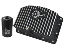 画像をギャラリービューアに読み込む, AFE Pro Series Engine Oil Pan Black w/Machined Fins; 11-16 Ford Powerstroke V8-6.7L (td)