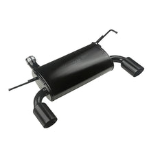 画像をギャラリービューアに読み込む, Rugged Ridge Axle Back Exhaust System Black 07-18 Jeep Wrangler