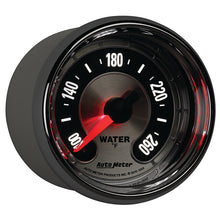 画像をギャラリービューアに読み込む, Autometer American Muscle 52mm Full Sweep Electric 100-260 Deg F Water Temperature Gauge