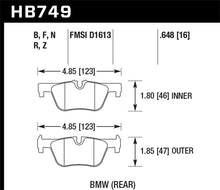画像をギャラリービューアに読み込む, Hawk 13-14 BMW 328i/328i xDrive / 2014 428i/428i xDrive HP Plus Rear Brake Pads