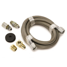 画像をギャラリービューアに読み込む, Autometer #4 Braided SS Line (-4AN) 6ft -4AN and 1/8in NPTF Fittings