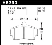 画像をギャラリービューアに読み込む, Hawk Performance 98-10 Porsche 911 Carrera 2 / 07-12 Boxster S DTC-70 Race Rear Brake Pads