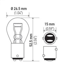 画像をギャラリービューアに読み込む, Hella Bulb 7225 12V 21/4W BAZ15d S8