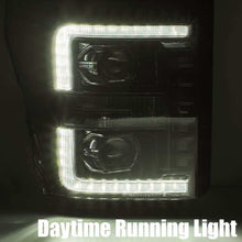 画像をギャラリービューアに読み込む, AlphaRex 11-16 Ford F-250 SD PRO-Series Projector Headlights Plank Style Design Chrome w/Seq Signal