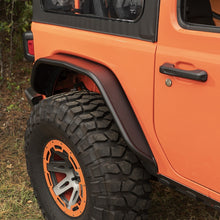画像をギャラリービューアに読み込む, Rugged Ridge HD Steel Tube Fenders Rear Pair Black 18-19 JL