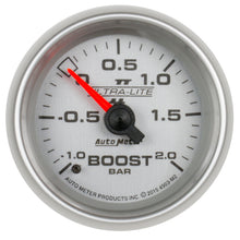 画像をギャラリービューアに読み込む, Autometer Ultra-Lite II Gauge Vac/Boost 2 1/16in -1 - +2 Bar Mechanical Ultra-Lite II