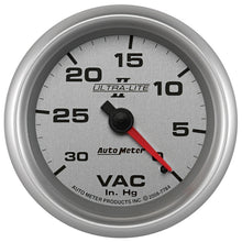 画像をギャラリービューアに読み込む, AutoMeter Gauge Vacuum 2-5/8in. 30Inhg Mechanical Ultra-Lite II