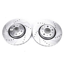 画像をギャラリービューアに読み込む, Power Stop 08-09 Volvo S60 Front Evolution Drilled &amp; Slotted Rotors - Pair
