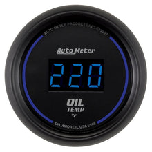 画像をギャラリービューアに読み込む, Autometer Cobalt Digital 52.4mm 0-340 deg F Oil Temperature Gauge
