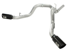 画像をギャラリービューアに読み込む, aFe MachForce XP Exhaust 4inch DP-Back All SS 2011-14 GM Diesel Trucks V8-6.6L LML Black Tips