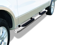 画像をギャラリービューアに読み込む, Go Rhino 09-14 Ford F-150 Super Crew 4dr 415 Series SideSteps - Polished