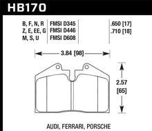 画像をギャラリービューアに読み込む, Hawk 89-94 Porsche 911 / 86-94 944 / 93 &amp; 95 968 Front &amp; Rear DTC-70 Race Brake Pads