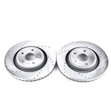 画像をギャラリービューアに読み込む, Power Stop 06-10 Jeep Grand Cherokee Front Evolution Drilled &amp; Slotted Rotors - Pair