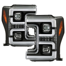 画像をギャラリービューアに読み込む, Spyder Ford F-250/F-350/F450 Super Duty 17-18 Projector Headlights Black PRO-YD-FS17-SBSEQ-BK