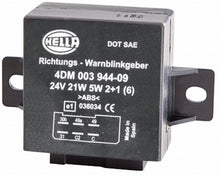 画像をギャラリービューアに読み込む, Hella Flasher Unit 24V 2+1X21W+5W