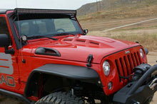 画像をギャラリービューアに読み込む, DV8 Offroad 07-18 Jeep Wrangler JK Metal Heat Dispersion Hood - Primer Black
