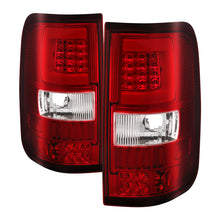 画像をギャラリービューアに読み込む, xTune 04-08 Ford F150 (Not Heritage/SVT) V.3 LED Tail Lights Red Clear (ALT-ON-FF15004G3LB-LBLED-RC)