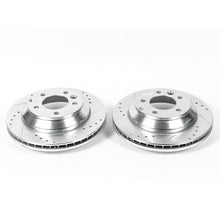 画像をギャラリービューアに読み込む, Power Stop 07-15 Audi Q7 Rear Evolution Drilled &amp; Slotted Rotors - Pair